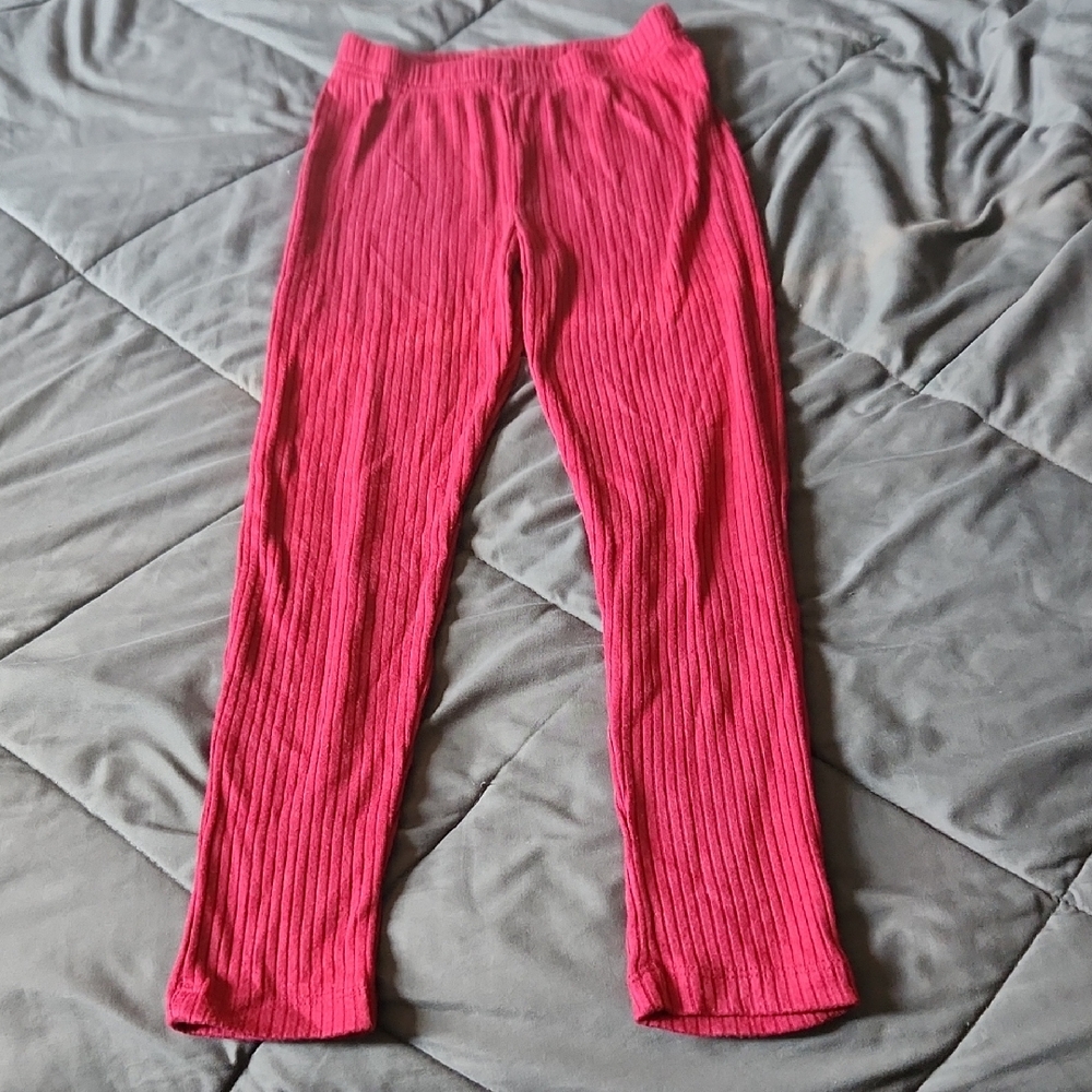 Garanimals Bright Pink Ribbed Leggings